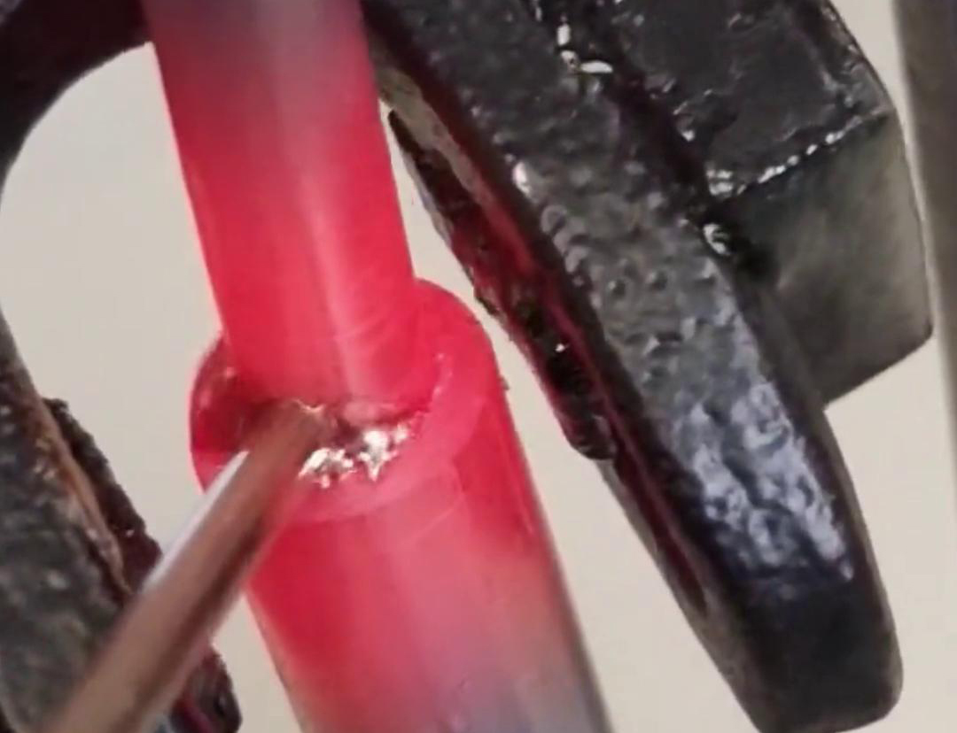 手持式高頻焊機,銅管焊接工藝演示